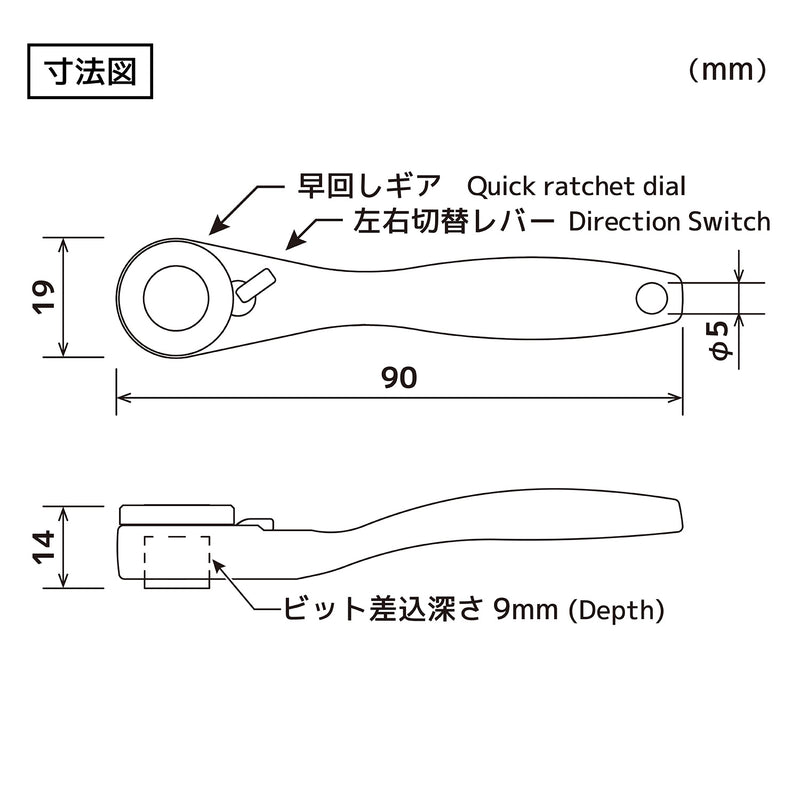 ギャラリービューアに画像をロードする, DR-37P ラチェットレンチMini
