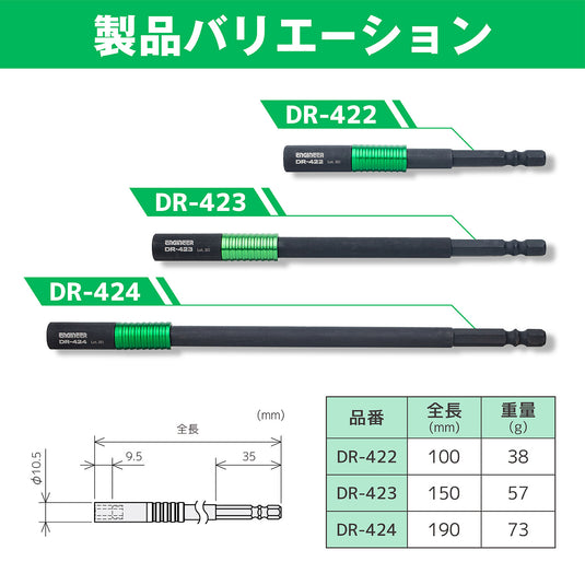 DR-424 ロックエクステンション