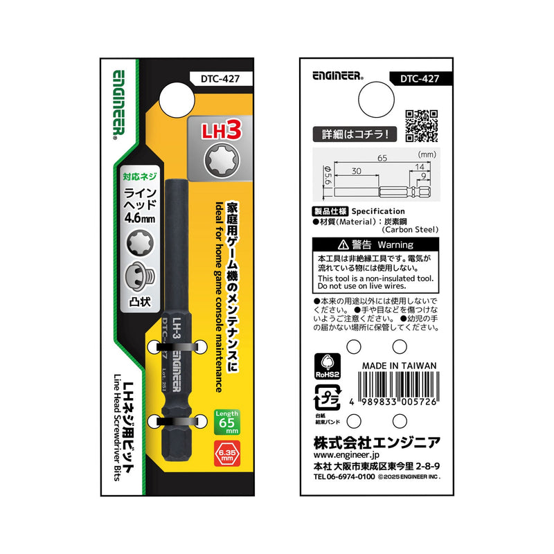 ギャラリービューアに画像をロードする, DTC-427 LHネジ用ビット
