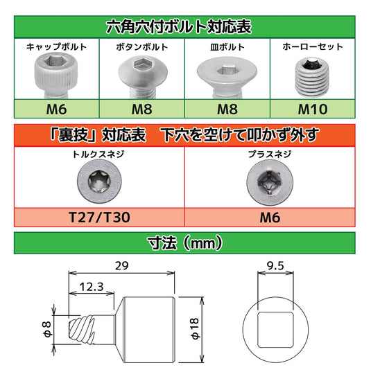 DWZ-05 Socket Screw Extractor