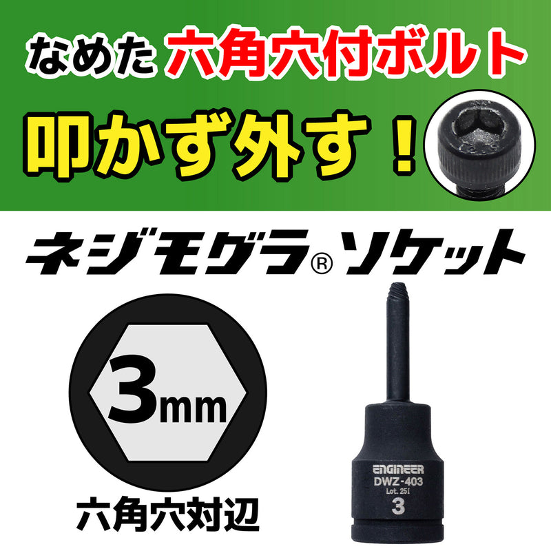 ギャラリービューアに画像をロードする, DWZ-403 ネジモグラ ソケット
