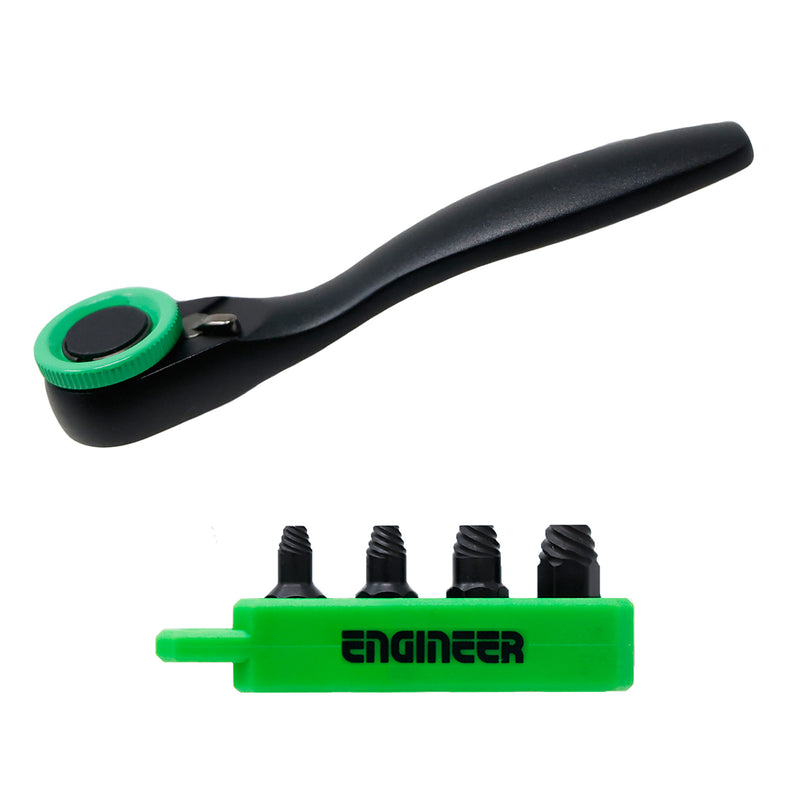 Load images into gallery viewer, DZ-376 Ratchet Wrench Mini &amp;Socket Screw ExtractorExtremely short
