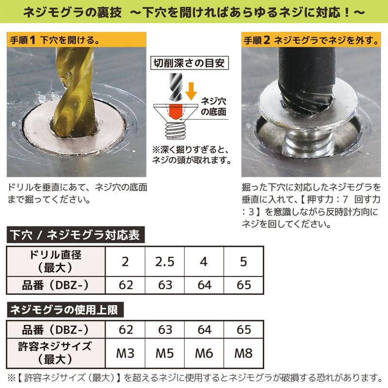 ギャラリービューアに画像をロードする, DZ-74 GTドライヴ ネジモグラセット
