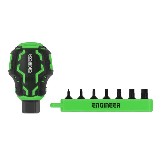 DZ-91, 92, 91P, 92P STUBBY Drive & Extra Short Bit Set Engineer Green Black Pink