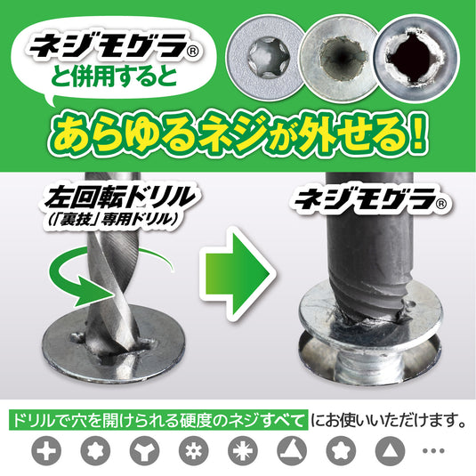 TDL-420 Left rotation drill (Socket Screw Extractor(For “tricks” only)