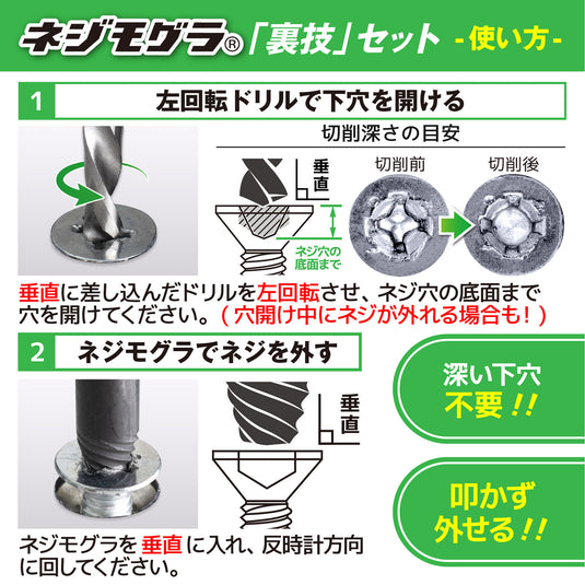 TDZ-425 Socket Screw Extractor"Trick" set