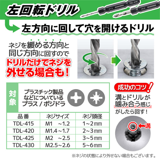 TDZ-820 MINI Drive&Socket Screw Extractor"Trick" set