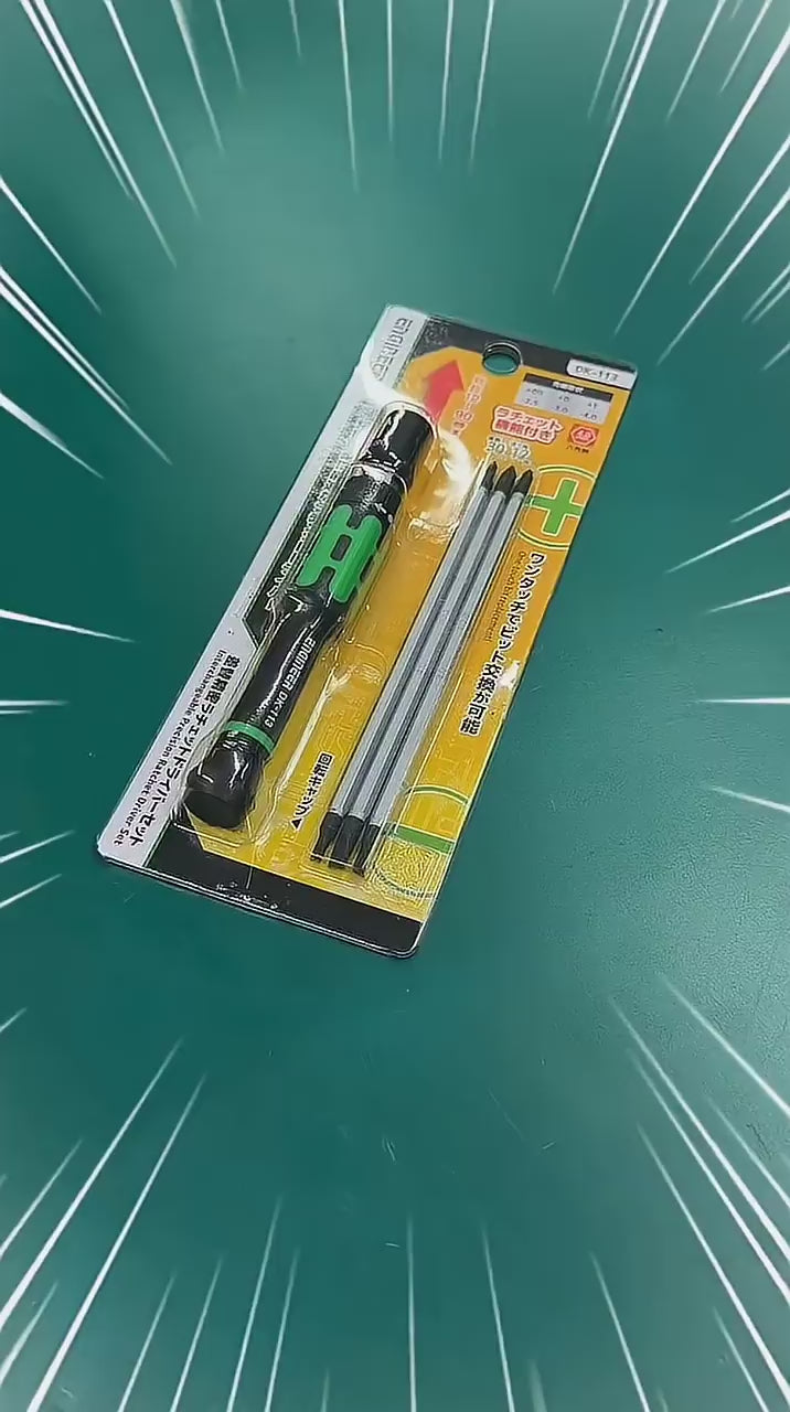 Load and play video in Gallery viewer, DK-113 Replacement precision ratchet driver set
